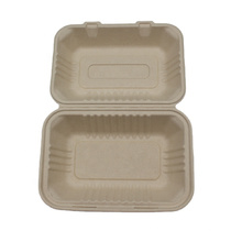 Cheap Price Biodegradable Sugarcane Bagasse Take Out Plate Food Container